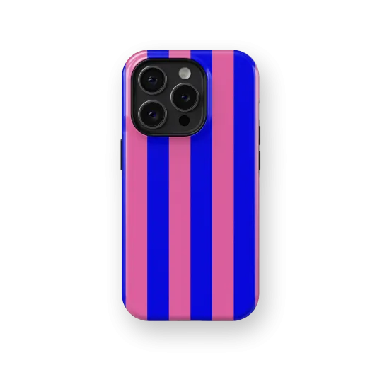 Pinky Stripes Case | Coque de téléphone 3D 2en1 Ultra-résistante