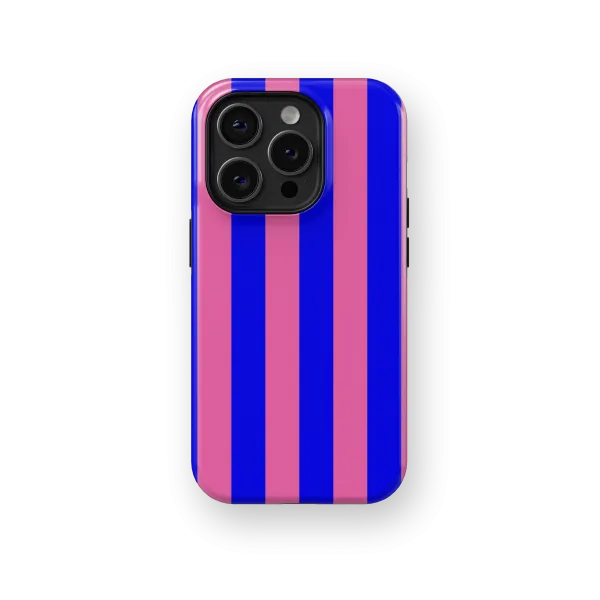 Pinky Stripes Case | Coque de téléphone 3D 2en1 Ultra-résistante