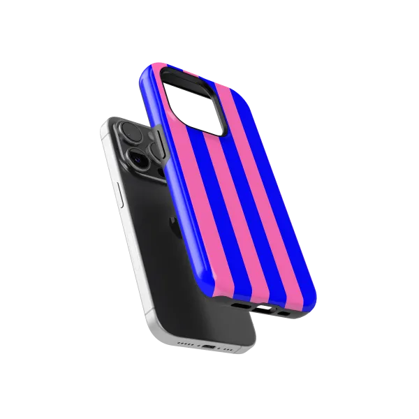 Pinky Stripes Case | Coque de téléphone 3D 2en1 Ultra-résistante