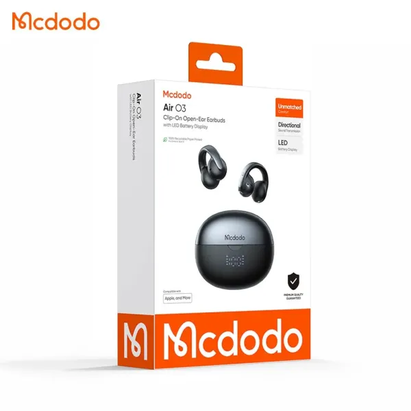 MCDODO Écouteurs Bluetooth Noir