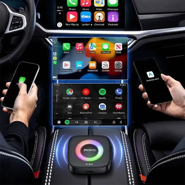 Yesido AI Box pour Android Auto & CarPlay