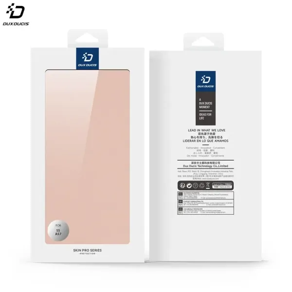 DUX DUCIS Housse de Protection Skin Pro pour Samsung Galaxy A57 Rose