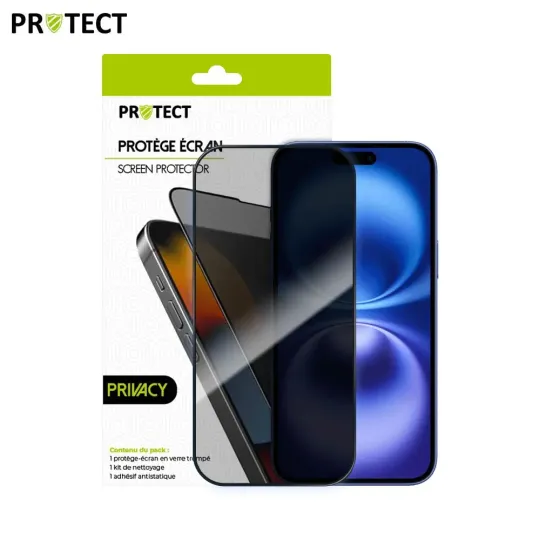 PROTECT Verre Trempé Privacy pour iPhone (Série 7 à 18)