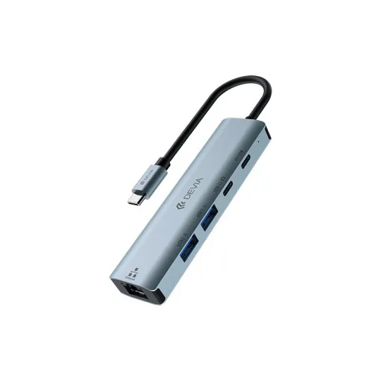DEVIA Leopard Series Hub USB-C 5-en-1
