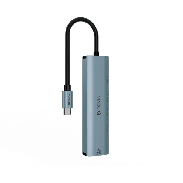DEVIA Leopard Series Hub USB-C 5-en-1