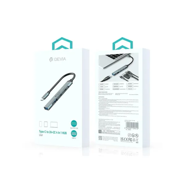DEVIA Lite1 Hub USB-C 4-en-1