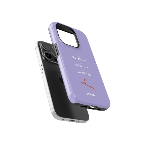 Mon Run Strava - Mauve | Coque 3D 2en1 Ultra-résistante