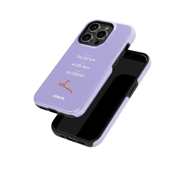 Mon Run Strava - Mauve | Coque 3D 2en1 Ultra-résistante