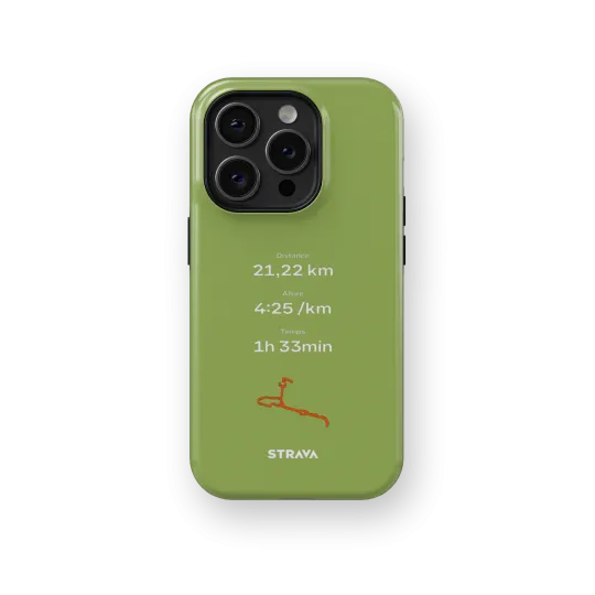 Mon Run Strava - Vert | Coque 3D 2en1 Ultra-résistante