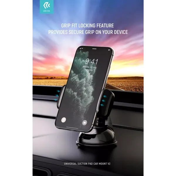 DEVIA Support Voiture Universel à ventouse