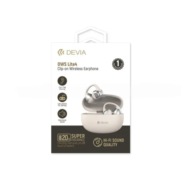 DEVIA Lite4 Ecouteur OWS Beige