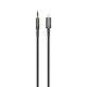 DEVIA Câble Lightning Vers Jack 3,5mm 1m (Noir)