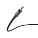 DEVIA Câble USB-C ou Lightning Vers Jack 3,5mm 1m (Noir)