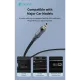 DEVIA Câble USB-C ou Lightning Vers Jack 3,5mm 1m (Noir)