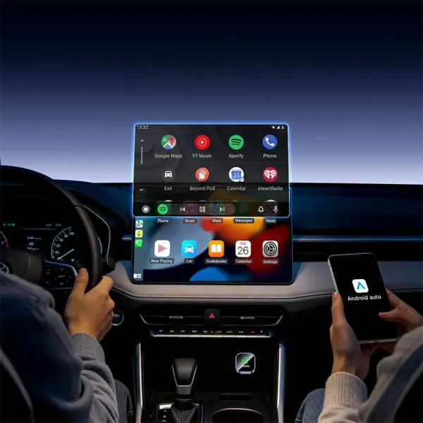 Yesido Adaptateur sans Fil CarPlay & Android Auto