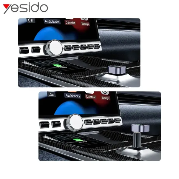 Yesido Adaptateur sans Fil CarPlay & Android Auto