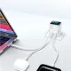 Yesido Chargeur Secteur avec Câble Rétractable & Affichage Digital