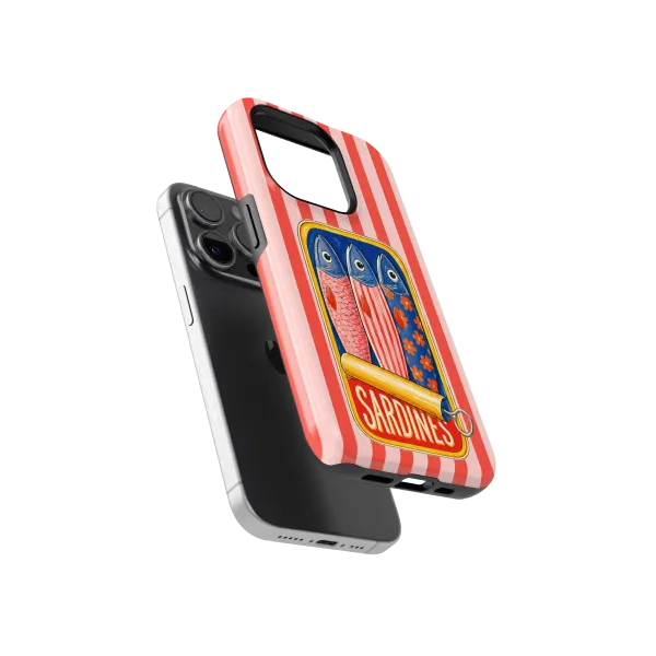 Sardine Rosso | Coque de téléphone 3D 2en1 Ultra-résistante
