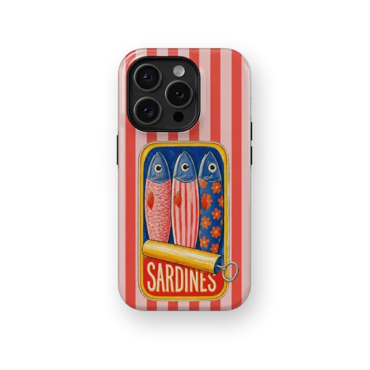 Sardine Rosso | Coque de téléphone 3D 2en1 Ultra-résistante