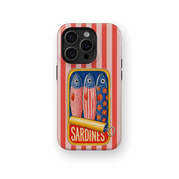 Sardine Rosso | Coque de téléphone 3D 2en1 Ultra-résistante