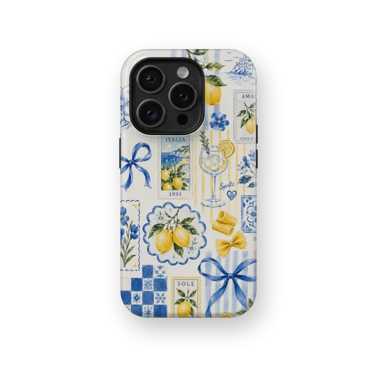 Amalfi Limone | Coque de téléphone 3D 2en1 Ultra-résistante