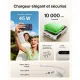 BELKIN Batterie externe 10 000 mAh 1 USB-C PD 45W + 1 USB-A 18W + 1 Câble USB-C Blanc