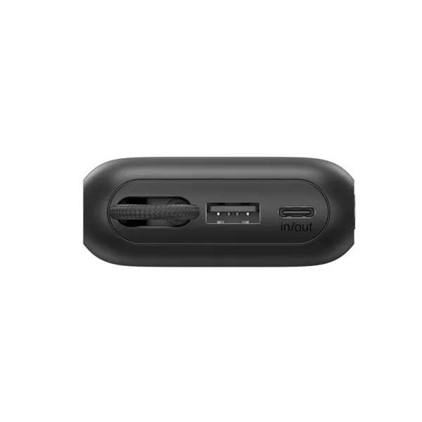 BELKIN Batterie externe 10 000/20 000 mAh 1 USB-C PD 45W + 1 USB-A 18W + 1 Câble USB-C Black