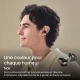 SHOKZ OpenDots 2 – Écouteurs sans fil open-ear à conduction aérienne Noir