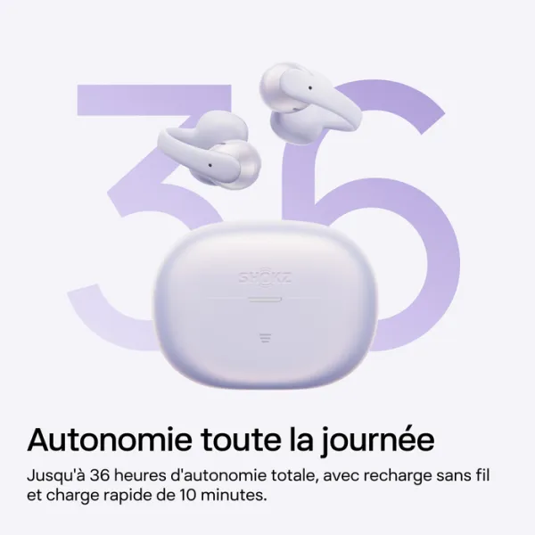 SHOKZ Écouteurs TWS OpenDots Air à conduction aérienne
