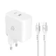 TIGER Power Lite Pack Chargeur Secteur GAN 67W & Câble USB-C 2M