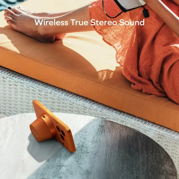MOMAX Enceinte Bluetooth 1-Vibe Go Mag - Enceinte magnétique MagSafe IPX6