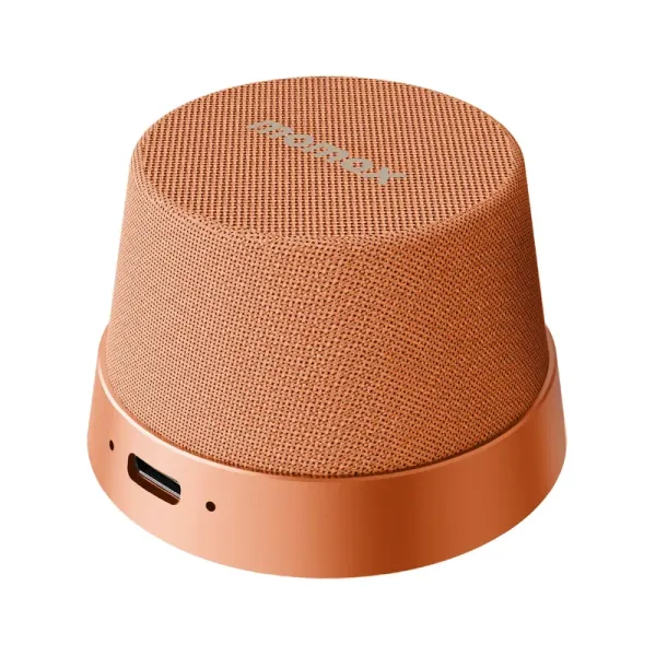 MOMAX Enceinte Bluetooth 1-Vibe Go Mag - Enceinte magnétique MagSafe IPX6 Orange