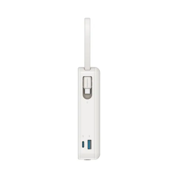 MOMAX Batterie externe Power Vital+ 20000 mAh avec 2 câbles USB-C intégrés Charge rapide 30W Blanc