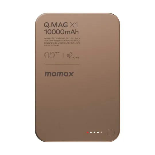 MOMAX Batterie externe magnétique Q.Mag X1 10000 mAh Gen 2