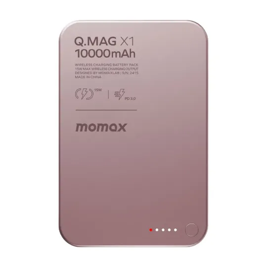 MOMAX Batterie externe magnétique Q.Mag X1 10000 mAh Gen 2