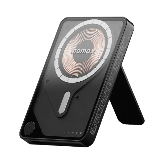 MOMAX Batterie externe magnétique 1-Power X Pro USB-C 5000 mAh Noir