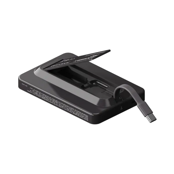 MOMAX Batterie externe magnétique 1-Power X Pro USB-C 5000 mAh Noir