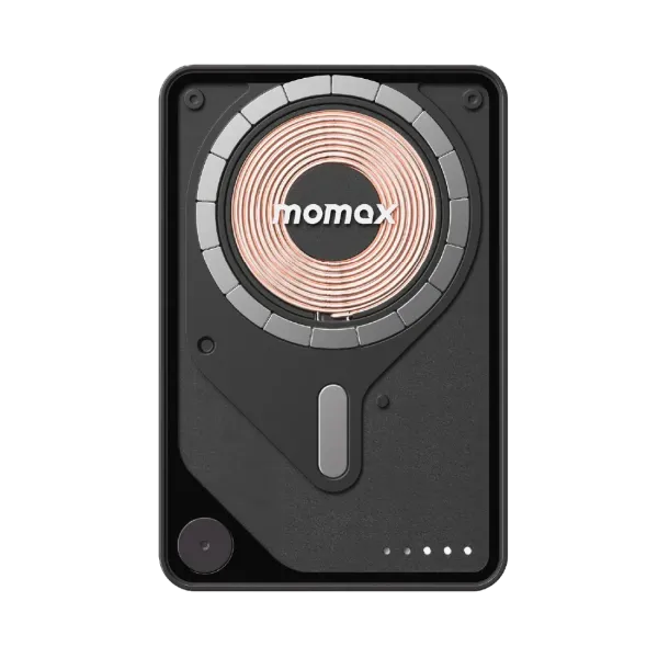 MOMAX Batterie externe magnétique 1-Power X Pro USB-C 5000 mAh Noir