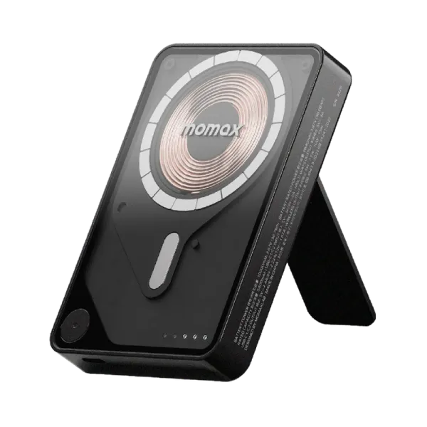 MOMAX Batterie externe magnétique 1-Power X Pro USB-C 10000 mAh Noir