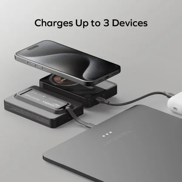 MOMAX Batterie externe magnétique 1-Power X Pro USB-C 10000 mAh