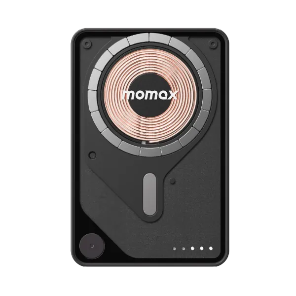 MOMAX Batterie externe magnétique 1-Power X Pro USB-C 10000 mAh Noir