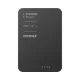 MOMAX Batterie externe magnétique 1-Power F.Pass+ 10000mAh avec câble USB-C intégré Noir