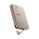 MOMAX Batterie externe magnétique 1-Power F.Pass+ 10000mAh avec câble USB-C intégré Bronze