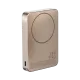 MOMAX Batterie externe magnétique 1-Power F.Pass+ 10000mAh avec câble USB-C intégré Bronze