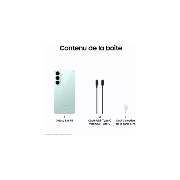 SAMSUNG Galaxy 26 FE 5G - Neuf Vert