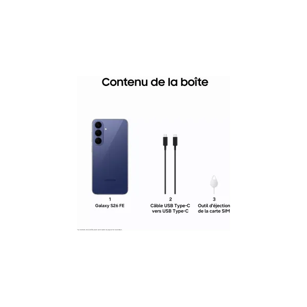 SAMSUNG Galaxy 26 FE 5G - Neuf Bleu