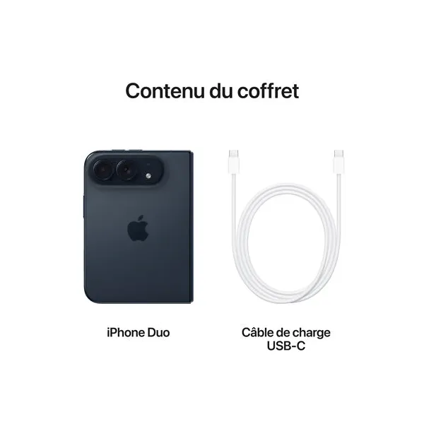APPLE iPHONE Duo - Neuf Noir