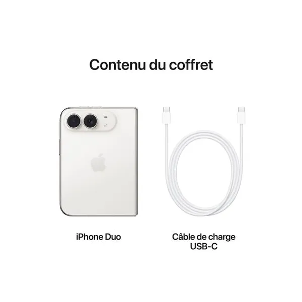 APPLE iPHONE Duo - Neuf Blanc