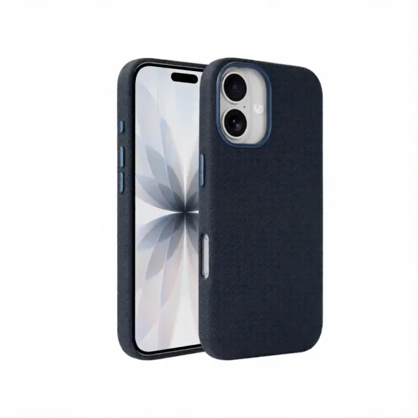 COVERME Coque CANVAS MagSafe iPhone Bleu marine