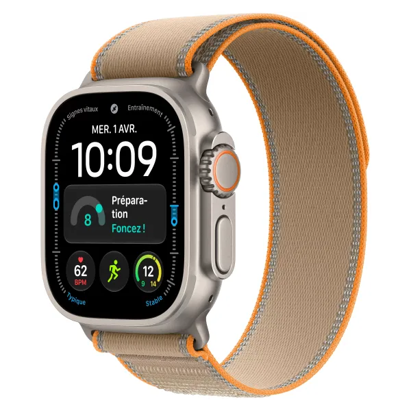 APPLE Watch Ultra 4 Bracelet trail GPS + Cellular - Neuf Titan naturel